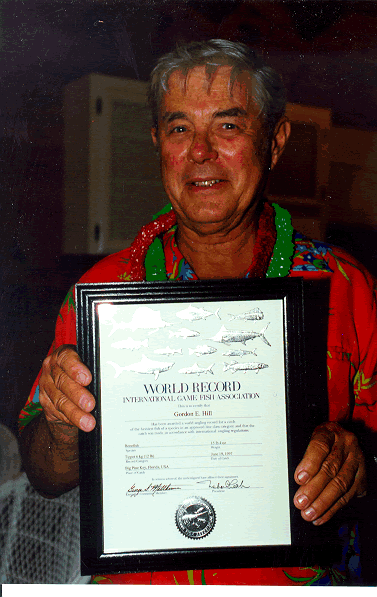 World Record Bonefish Holder